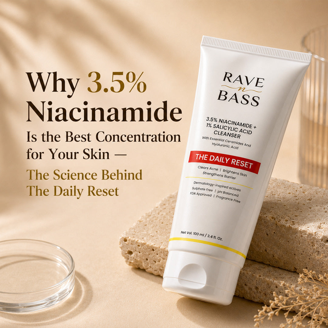 Why 3.5% Niacinamide Is the Best Concentration for Your Skin — The Science Behind The Daily Reset