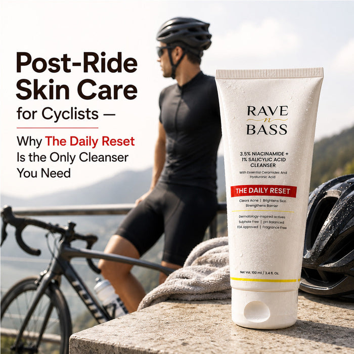 Post-Ride Skin Care for Cyclists — Why The Daily Reset Is the Only Cleanser You Need